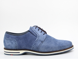 BRADLEY KIRBY:NUBUCK/BLEU//TEXTILE/GOMME