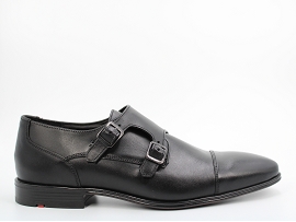 BRITTON ROAD MAILAND:CUIR + AUTRES MATERIAUX/NOIR//TEXTILE/ELASTHOMERE