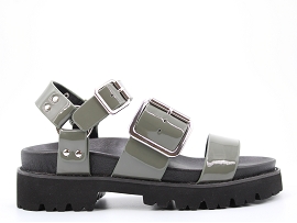 GALIA JUNE ANKLE:DIVERS/KAKI//TEXTILE/GOMME