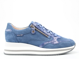MA08 OLIMPIA:NUBUCK/BLEU//CUIR/GOMME