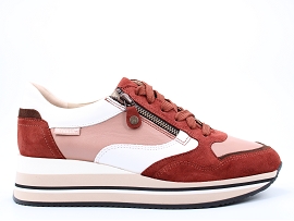 REBECA PERF OLIMPIA:CUIR + AUTRES MATERIAUX/BORDEAUX//CUIR/GOMME