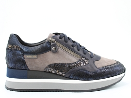 BOOT W J OLIMPIA:NUBUCK/MARINE//CUIR/GOMME