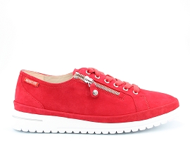 SOPHIA JUNE:NUBUCK/ROUGE//CUIR/GOMME