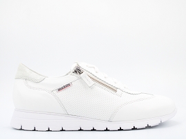 PAMPA  NBK WL DONIA:CUIR + AUTRES MATERIAUX/BLANC//CUIR/GOMME