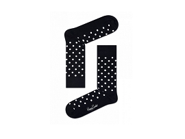 SNEAKER RENOVATEUR BLANC CHAUSSETTES DOT:COTON/MULTI///