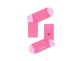 MILKSHAKE CHAUSSETTES CREW EMBROIDERY WATERMELON:COTON/MULTI///