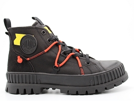 KENDRA GABY PLSHOCK RCRFT U:CUIR + AUTRES MATERIAUX/NOIR//TEXTILE/GOMME