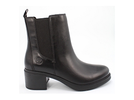 GEVA DALSTON VIBE:CUIR + AUTRES MATERIAUX/NOIR//TEXTILE/GOMME