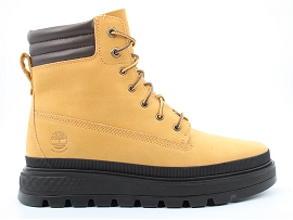 MA42S RAY CITY BOOT:CUIR + AUTRES MATERIAUX/JAUNE/CAR//GOMME