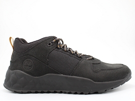 RIGHT NINA 21595 SOLAR WAVE LOW:CUIR + AUTRES MATERIAUX/NOIR//TEXTILE/GOMME