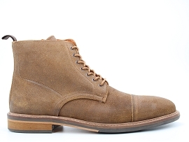 BRUTUS K400671 PILOT BOOTS:NUBUCK/MARRON//TEXTILE/GOMME