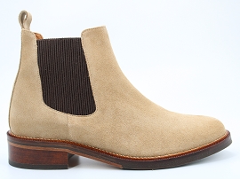 CORTINA VALLEY TALL BOOT CANDIDE CHELSEA:NUBUCK/TAUPE//CUIR/GOMME
