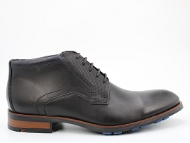 LADY JARON:CUIR + AUTRES MATERIAUX/NOIR//TEXTILE/ELASTHOMERE