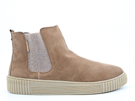 BUCKLEY W EMMA:NUBUCK/TAUPE//TEXTILE/GOMME