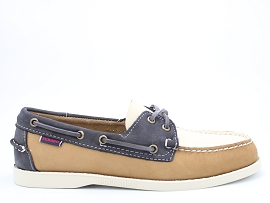 ILKA DOCKSIDES ARCHIVE:NUBUCK/BEIGE/CDL/CUIR/GOMME