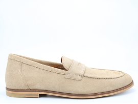 KUMBA SMART MOC:CUIR/BEIGE//NON DOUBLE/GOMME