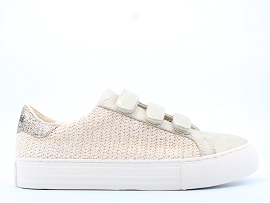 SYLVANA ARCADE STRAP PAILLE:TOILE/BEIGE//TEXTILE/GOMME