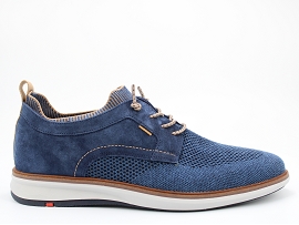 MILANO CUIR MARLO 12044:CUIR + AUTRES MATERIAUX/JEAN//TEXTILE/GOMME
