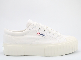 FURIA 2631 STRIPE PLATFORM:TOILE/BLANC//TOILE/GOMME