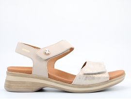TAMAWARE 1C FLORENTINA:CUIR METALISE/BEIGE//CUIR/GOMME