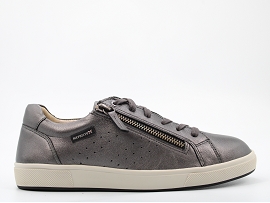 ILKA NIKITA:CUIR/GRIS//CUIR/GOMME
