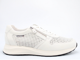 NIWA DINO PERF:CUIR/BLANC//NON DOUBLE/GOMME