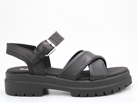 AL TEX LONDON VIBE X:CUIR/NOIR//TEXTILE/GOMME