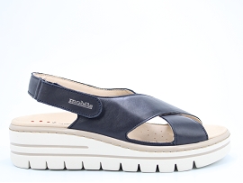SUPER SMILEY CORDELIA:CUIR/MARINE//CUIR/GOMME