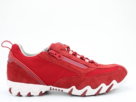MA 43 NAMOUR:CUIR/ROUGE//TEXTILE/GOMME