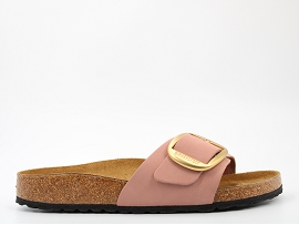 LINCOLN PEAK MADRID BIG BUCKLE W:NUBUCK/ROSE//CUIR/GOMME