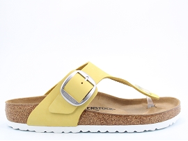 NIKITA GIZEH BIG BUCKLE W:NUBUCK/JAUNE//CUIR/GOMME