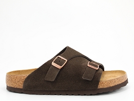 DANIELE ZURICH:SUEDE/MOKA//CUIR/GOMME