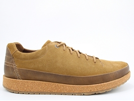 HILARIE HONNEF LOW VL:SUEDE/TAUPE//TEXTILE/GOMME