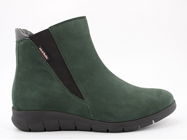 1257129 IDILIA:NUBUCK/VERT//TEXTILE/GOMME