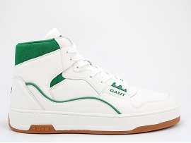 REMCO TEX VARZITY:CUIR/BLANC//TEXTILE/GOMME