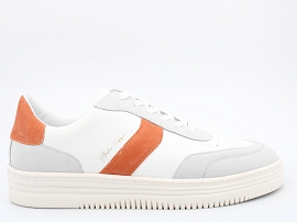 ALIBI OLIV:CUIR + AUTRES MATERIAUX/GRIS//CUIR/GOMME