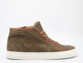 PALLABASE CHE ARMY R SPARK  MID ZIP:NUBUCK/KAKI//CUIR/GOMME
