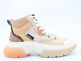 NEWEL PALLAWAVE CUF:CUIR + AUTRES MATERIAUX/BEIGE//TEXTILE/GOMME