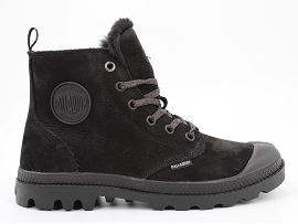 SLIMPACK II NL2348 PAMPA HI ZIP:CUIR + AUTRES MATERIAUX/NOIR//FOURREE/GOMME