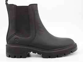 GREYFIELD BOOT LEATHER CORTINA VALLEY CHELSEA:CUIR/NOIR//TEXTILE/GOMME