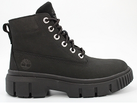 OLMER GREYFIELD BOOT LEATHER:NUBUCK/NOIR//TEXTILE/GOMME