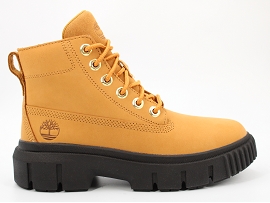 23227 GREYFIELD BOOT LEATHER:NUBUCK/JAUNE//TEXTILE/GOMME