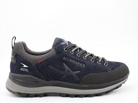 RIVER RISING TEX:CUIR + AUTRES MATERIAUX/BLEU//TEXTILE/GOMME