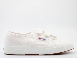 1257129 2750 STRAPS LAME:TOILE/BLANC//TOILE/GOMME