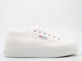 ARIZONA EVA 2740 PLATFORM:COTON/BLANC//TOILE/GOMME