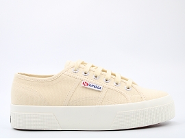 CROSS SANDALE 2740 PLATFORM:COTON/BEIGE//TOILE/GOMME