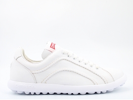 NIGATA TEX PELOTAS K201531:CUIR/BLANC//TEXTILE/GOMME