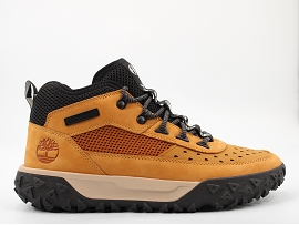 PALLATOWER HI GREENSTRIDE MOTION 6:CUIR + AUTRES MATERIAUX/JAUNE//TEXTILE/GOMME