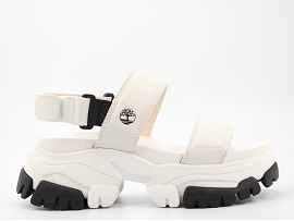 2PACK MONDAY MORNING ADLEY WAY SANDAL 2 BAND:CUIR/BLANC//TEXTILE/GOMME