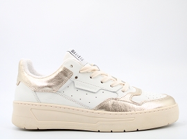 ZORAH SMATCH TRAINER:CUIR/OR//TEXTILE/GOMME